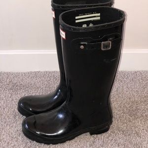 HUNTER ORIGINAL GLOSS RAIN BOOT (Big Kid)